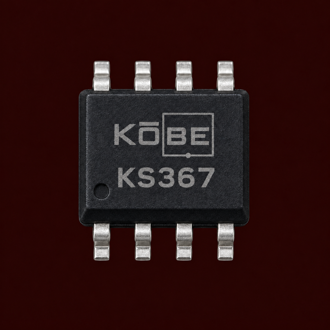 Rendering del chip KS367 con marchio KOBE